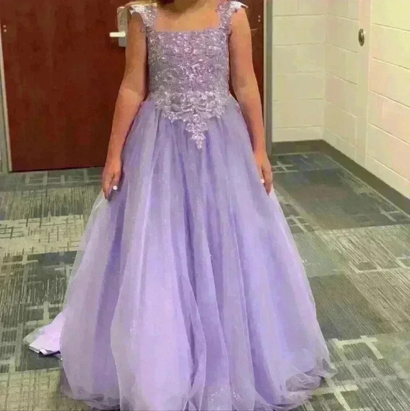 Lilac prom dress